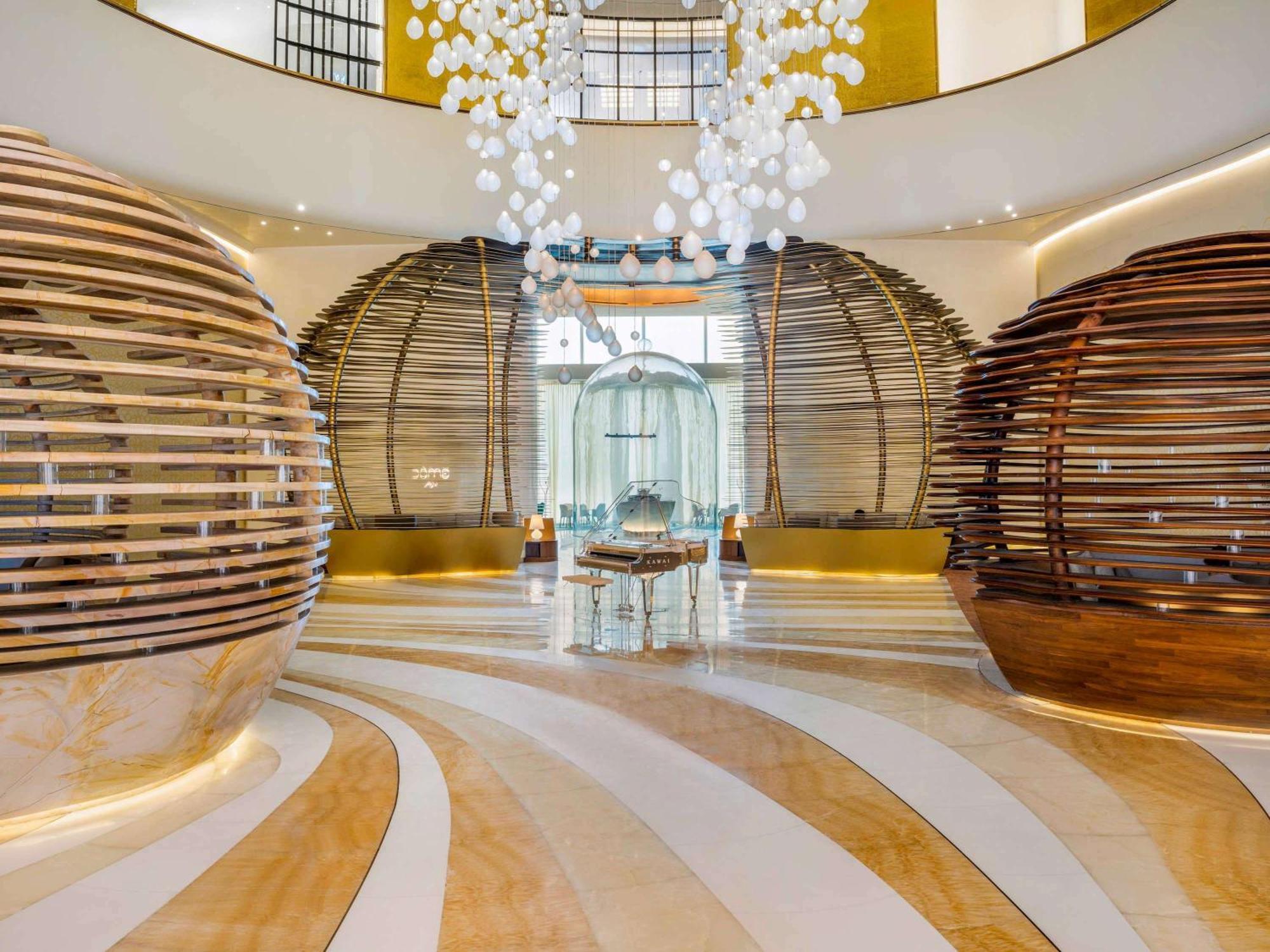 Fairmont Doha Ξενοδοχείο Lusail Εξωτερικό φωτογραφία The interior of the hotel